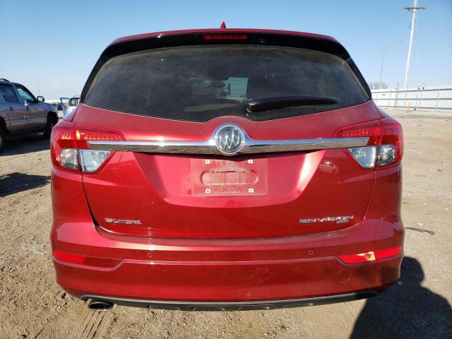 LRBFXDSAXHD003011 - 2017 BUICK ENVISION ESSENCE RED photo 6