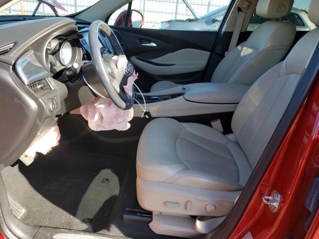 LRBFXDSAXHD003011 - 2017 BUICK ENVISION ESSENCE RED photo 7