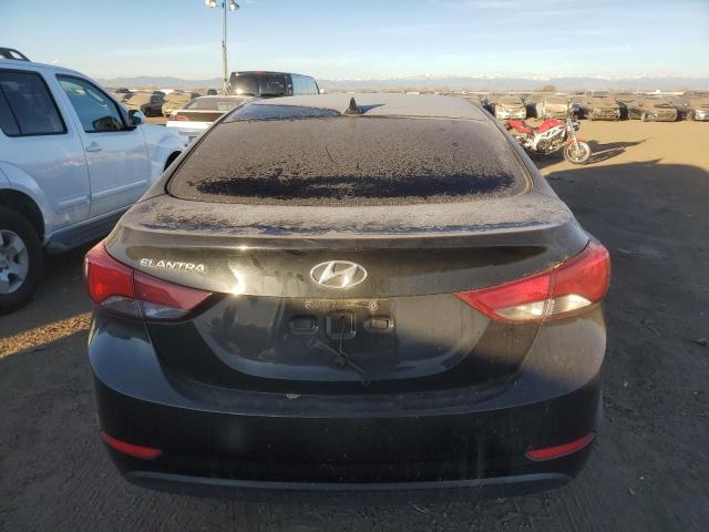 5NPDH4AE3FH567133 - 2015 HYUNDAI ELANTRA SE BLACK photo 6