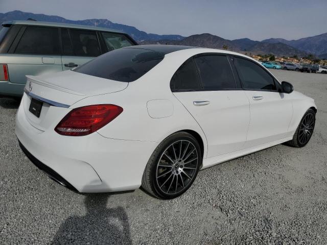 WDDWF4JB4JR400405 - 2018 MERCEDES-BENZ C 300 WHITE photo 3