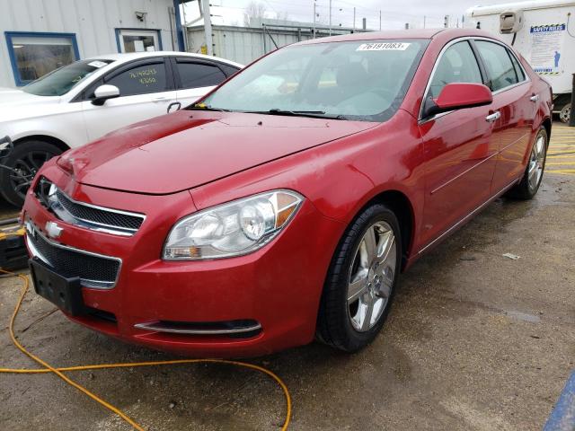 1G1ZC5E08CF301047 - 2012 CHEVROLET MALIBU 1LT RED photo 1