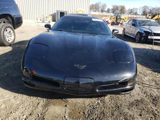 1G1YY22G525122112 - 2002 CHEVROLET CORVETTE BLACK photo 5