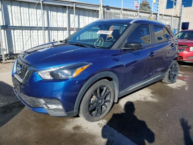 3N1CP5DV6LL575516 - 2020 NISSAN KICKS SR BLUE photo 1