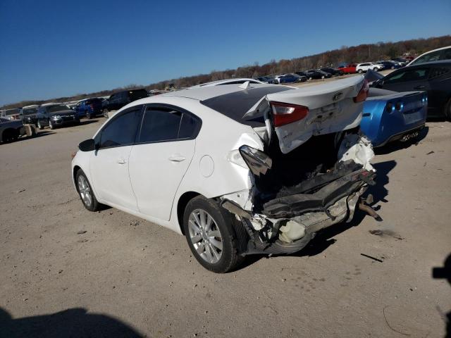 KNAFX4A67E5160349 - 2014 KIA FORTE LX WHITE photo 2