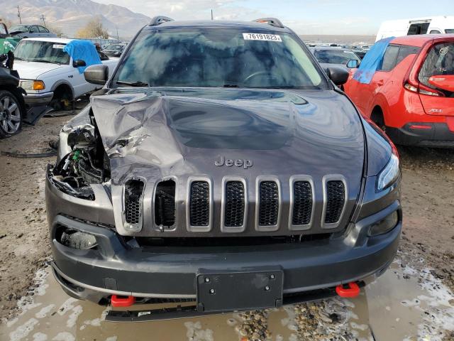 1C4PJMBS1FW703730 - 2015 JEEP CHEROKEE TRAILHAWK CHARCOAL photo 5