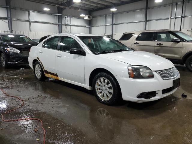 4A32B2FF3BE022023 - 2011 MITSUBISHI GALANT FE WHITE photo 4