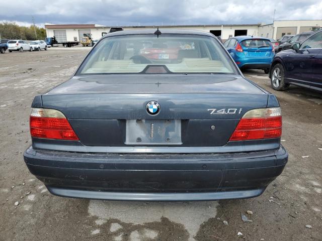 WBAGG83421DN81922 - 2001 BMW 740 I AUTOMATIC GREEN photo 6