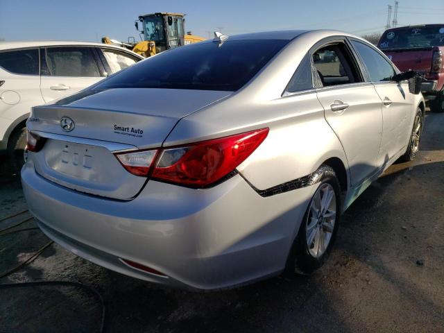 5NPEB4AC5DH713727 - 2013 HYUNDAI SONATA GLS SILVER photo 3