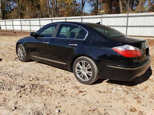 KMHGC4DF8BU130241 - 2011 HYUNDAI GENESIS 4.6L BLACK photo 2