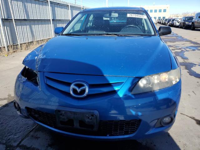 1YVHP85C175M00107 - 2007 MAZDA 6 I BLUE photo 5