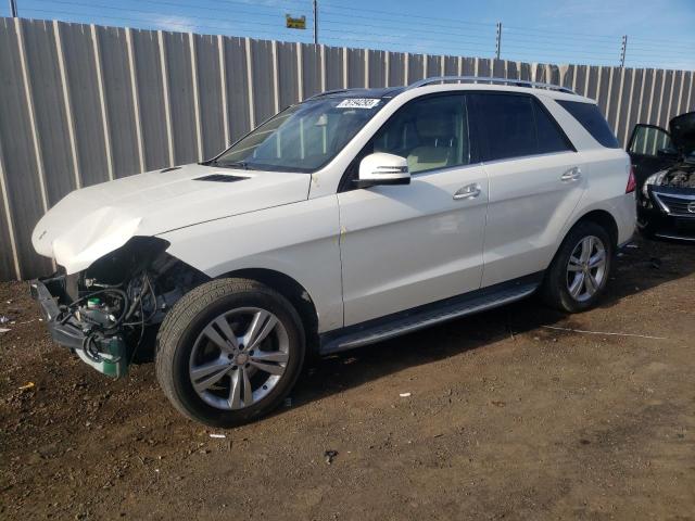 4JGDA5HB1DA223144 - 2013 MERCEDES-BENZ ML 350 4MATIC WHITE photo 1