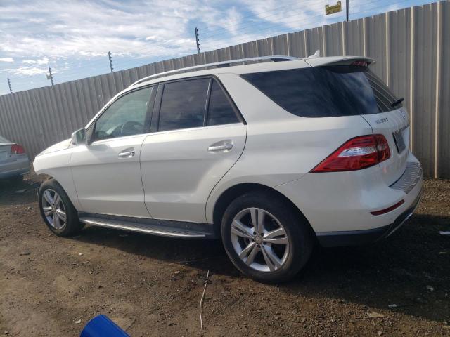 4JGDA5HB1DA223144 - 2013 MERCEDES-BENZ ML 350 4MATIC WHITE photo 2