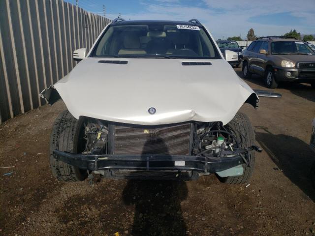 4JGDA5HB1DA223144 - 2013 MERCEDES-BENZ ML 350 4MATIC WHITE photo 5