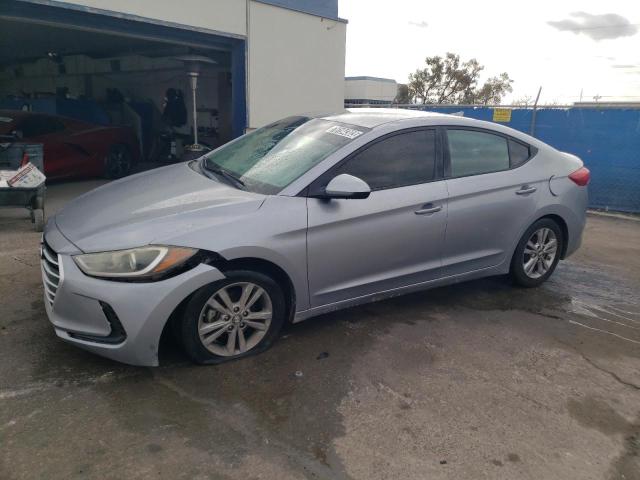 5NPD84LF5HH024990 - 2017 HYUNDAI ELANTRA SE GRAY photo 1