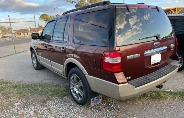 1FMFU18508LA06469 - 2008 FORD EXPEDITION EDDIE BAUER MAROON photo 3