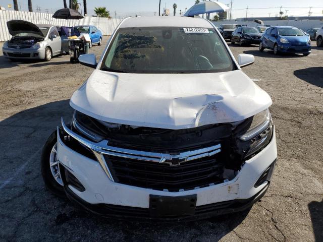 3GNAXKEV0NL258245 - 2022 CHEVROLET EQUINOX LT WHITE photo 5