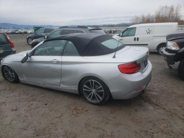 WBA2K1C54JVB64467 - 2018 BMW 230XI SILVER photo 2