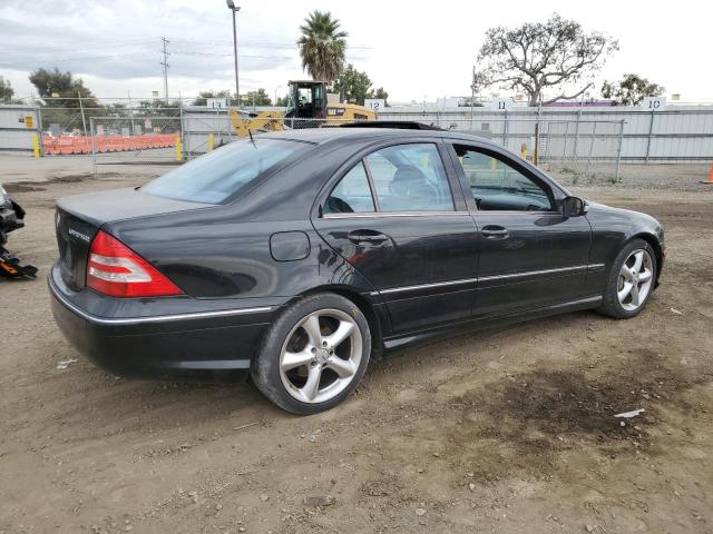 WDBRF40J95A713999 - 2005 MERCEDES-BENZ C 230K SPORT SEDAN BLACK photo 3