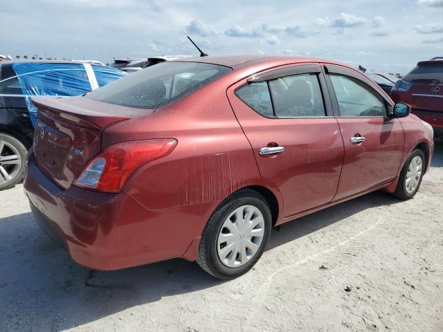 3N1CN7AP8HL810402 - 2017 NISSAN VERSA S RED photo 3