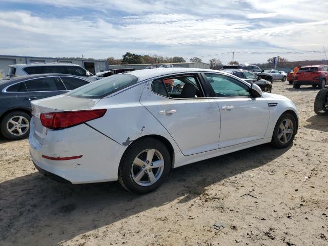 5XXGM4A74FG363091 - 2015 KIA OPTIMA LX WHITE photo 3