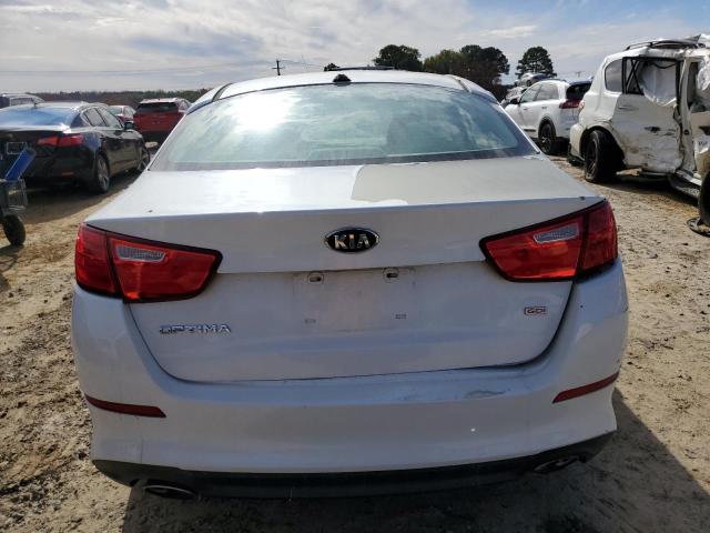 5XXGM4A74FG363091 - 2015 KIA OPTIMA LX WHITE photo 6