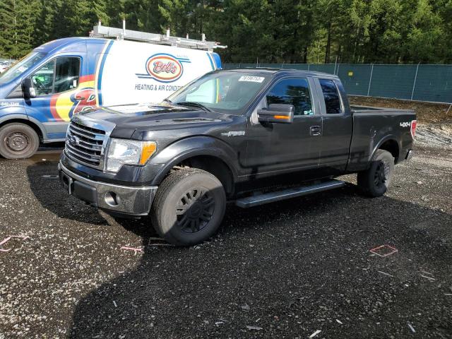 1FTFX1EF2DKD18687 - 2013 FORD F150 SUPER CAB BLACK photo 1