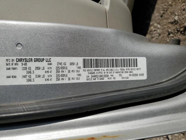 2A4RR5D10AR128284 - 2010 CHRYSLER TOWN & COU TOURING ვერცხლისფერი ფოტო 13