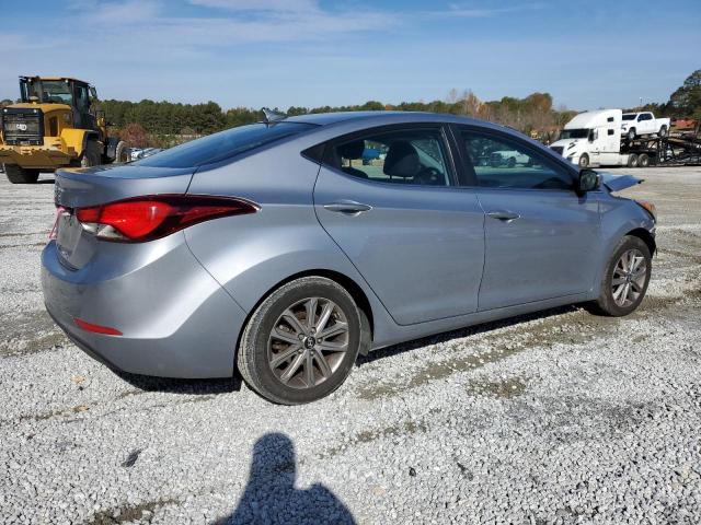 5NPDH4AE7FH608024 - 2015 HYUNDAI ELANTRA SE GRAY photo 3