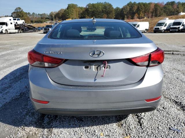 5NPDH4AE7FH608024 - 2015 HYUNDAI ELANTRA SE GRAY photo 6