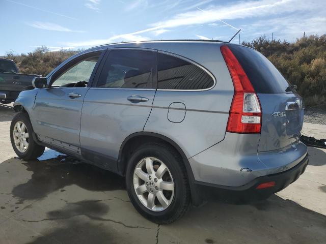 JHLRE48797C039019 - 2007 HONDA CR-V EXL BLUE photo 2