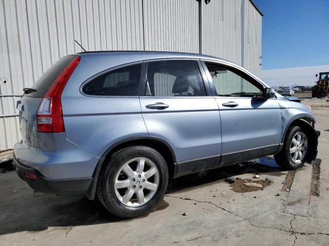 JHLRE48797C039019 - 2007 HONDA CR-V EXL BLUE photo 3