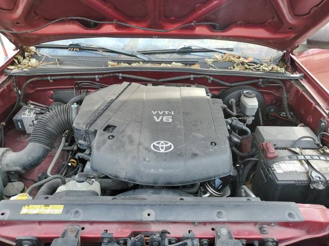 3TMJU62N78M060841 - 2008 TOYOTA TACOMA DOUBLE CAB PRERUNNER RED photo 11
