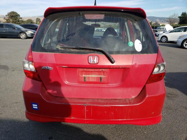 JHMGD37687S056974 - 2007 HONDA FIT S 红色 照片 6