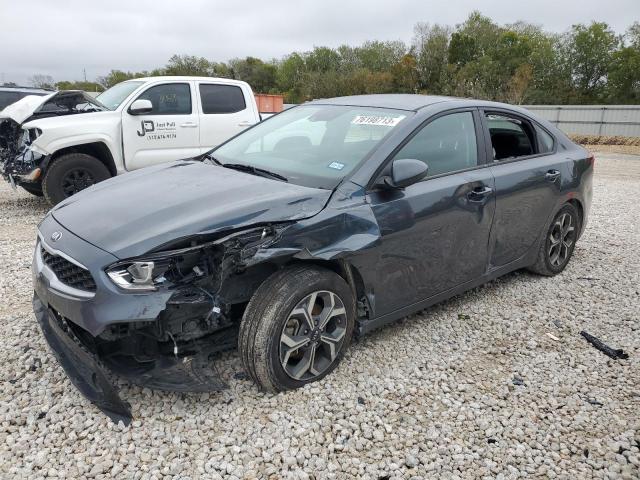 3KPF24AD7ME264441 - 2021 KIA FORTE FE GRAY photo 1