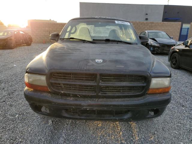 1B7GL22XXYS538832 - 2000 DODGE DAKOTA BLACK photo 5