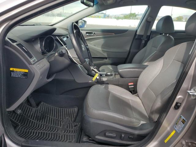 KMHEC4A47CA045842 - 2012 HYUNDAI SONATA HYBRID GRAY photo 7