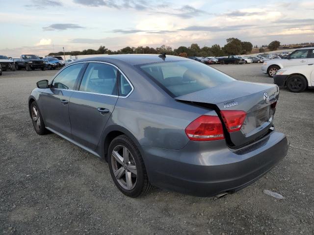 1VWBP7A35DC008408 - 2013 VOLKSWAGEN PASSAT SE GRAY photo 2