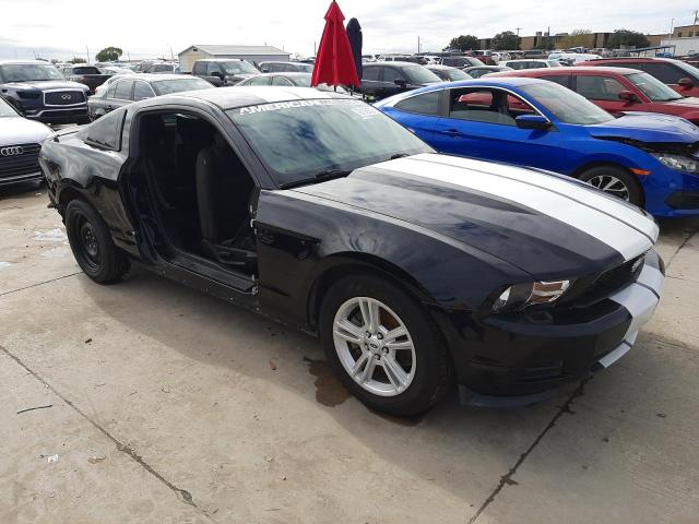 1ZVBP8AMXC5268613 - 2012 FORD MUSTANG BLACK photo 4