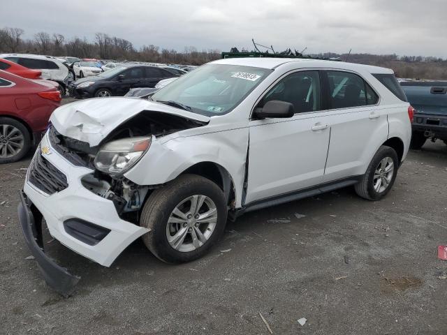 2GNALBEK5H1587711 - 2017 CHEVROLET EQUINOX LS WHITE photo 1