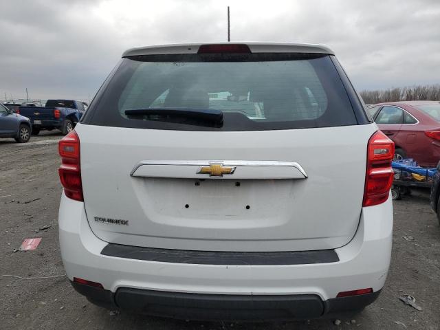 2GNALBEK5H1587711 - 2017 CHEVROLET EQUINOX LS WHITE photo 6