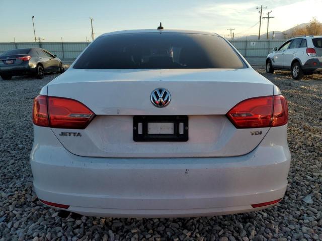 3VWLL7AJ9EM337000 - 2014 VOLKSWAGEN JETTA TDI WHITE photo 6