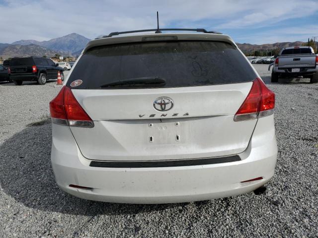 4T3ZA3BBXAU023724 - 2010 TOYOTA VENZA WHITE photo 6