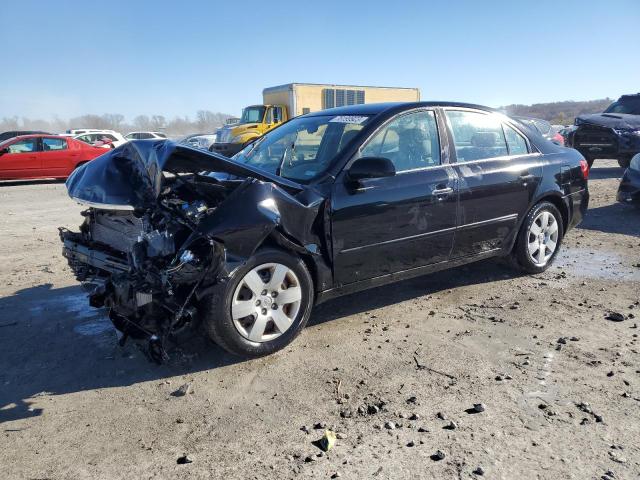 5NPET46C47H227307 - 2007 HYUNDAI SONATA GLS BLACK photo 1