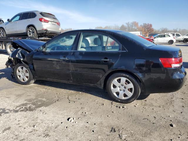 5NPET46C47H227307 - 2007 HYUNDAI SONATA GLS BLACK photo 2