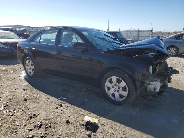 5NPET46C47H227307 - 2007 HYUNDAI SONATA GLS BLACK photo 4