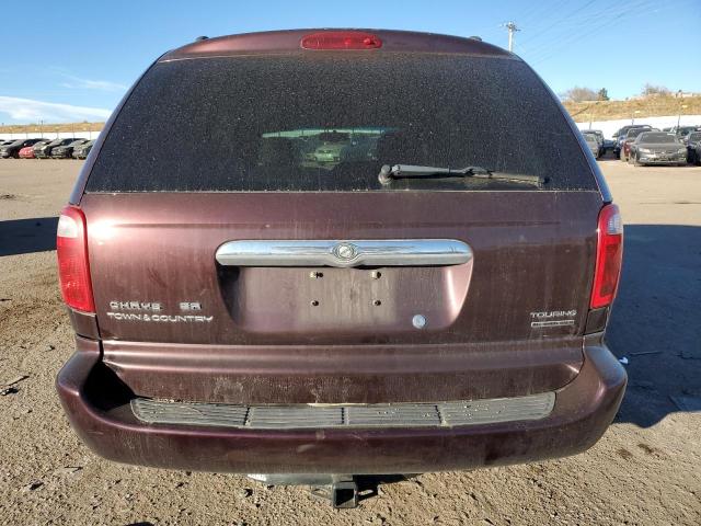 2C8GT54L04R506168 - 2004 CHRYSLER TOWN & COU TOURING მუქწითელი ფოტო 6