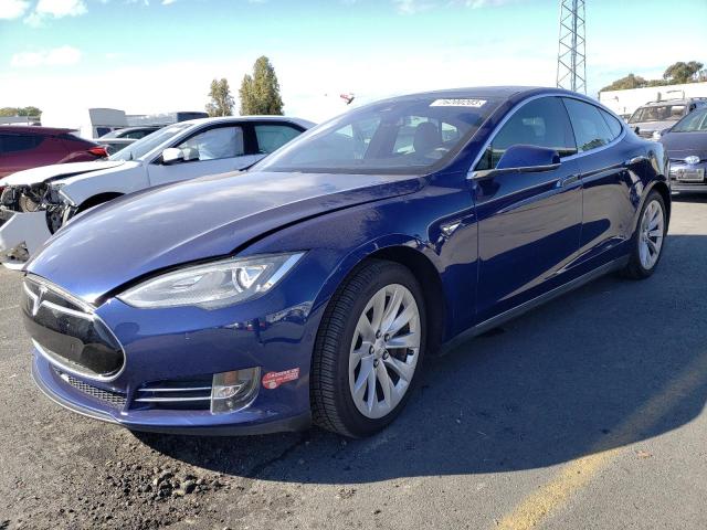 5YJSA1E26FF119865 - 2015 TESLA MODEL S 85 BLUE photo 1