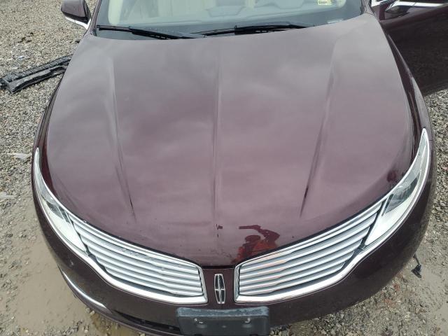 3LN6L2J92DR827901 - 2013 LINCOLN MKZ RED photo 11