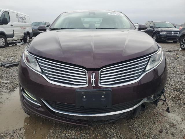 3LN6L2J92DR827901 - 2013 LINCOLN MKZ RED photo 5