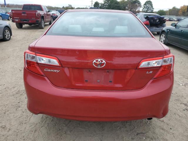 4T1BF1FK2EU785414 - 2014 TOYOTA CAMRY L RED photo 6